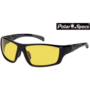 Polar Specs® Polariserende Nachtbril PS9026 – Black & Grey – Polarized Nightdriving – Medium – Unisex