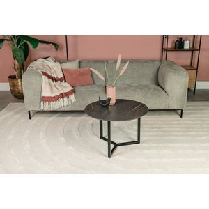 Salontafel Rond | Dekton Laurent | Goudbruine aderen | Ø70 cm | Natuursteen Marmer
