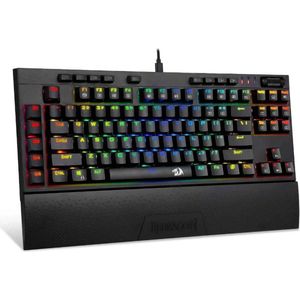 Redragon Broadsword K588 PRO RGB gaming toetsenbord | Tenkeyless toetsenbord met polssteun - Optische schakelaar
