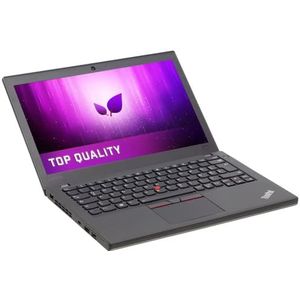 Lenovo ThinkPad X270 Mobiel notebook, Intel i5 2 x 2,4 GHz processor, 16 GB geheugen, 256 GB SSD, 12,5 inch display, 1366 x 768, Cam, Windows 10 Pro, 1366 (gereviseerd)