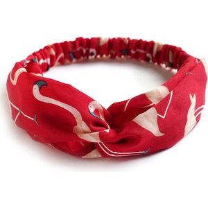 Hairband Haarbanden - Haarband - volwassenen - dames - RED FLAMINGO