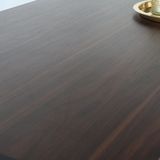 Eettafel Jenckle 150cm MDF donker hout tafel