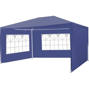 Partytent 3x4m donkerblauw budget