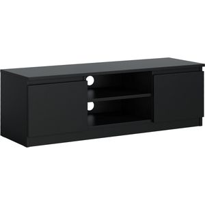 Pro-meubels - Tv-meubel - Salvador - Zwart mat - 120cm - Tv kast