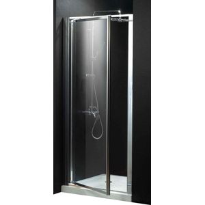 Vips douchedeur met aluminium profiel en helder CE gekeurd veiligheidsglas 74-80x190cm
