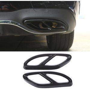 Passend Voor Mercedes AMG Look Black uitlaat trim tip decoratie lijsten A Klasse W176 CKlasse W205 B Klasse W166 C292