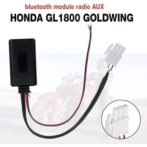 Passend Voor Honda Goldwing GL 1800 GL1800 Bluetooth Streaming Adapter Muziek Music Aux kabel interface 3pin Radio
