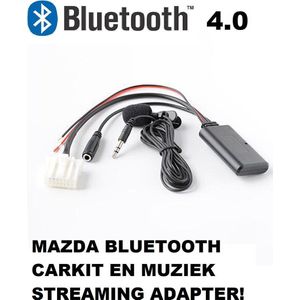 Bluetooth carkit en muziek streaming adapter aux module Dongle Mp3 AD2P Geschikt Voor Mazda 2 3 5 MX5 6 RX8