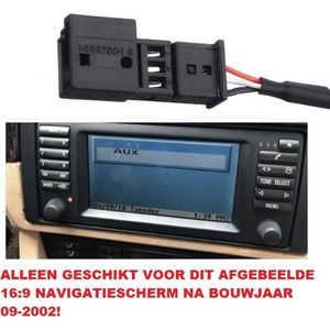 Bmw 16:9 Navigatie E39 525i 525D 530i 530D 540i 540 M5 Bluetooth Carkit Muziek Streaming Aux  Adapter Module