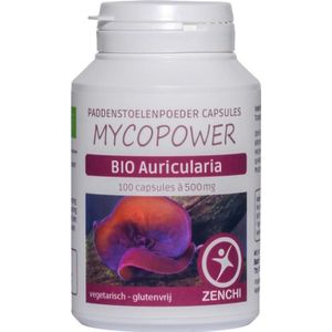 Mycopower - Auricularia - Voedingssupplement - Bio - Vegetarisch - Glutenvrij