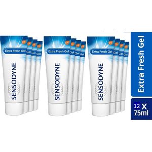 Sensodyne Extra Fresh Gel - 12 X 75 ML - Tandpasta voor gevoelige tanden