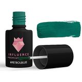 Influence Premium gellac Nagellak glitter pastel mat #PETROLBLUE