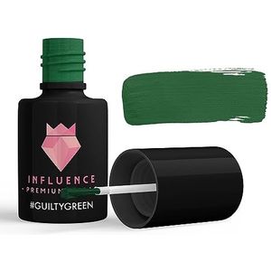 #GUILTYGREEN - Influence Gellac - Groene gellak - Gellak groen UV - Gellak glitter - UV Gellak - Gel nagellak - Gellac - Kado vrouw - Valentijns cadeau - Kado voor haar - 10 ml