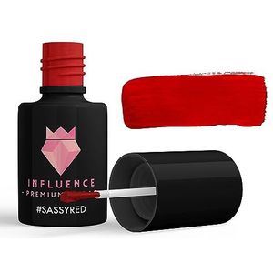 #SASSYRED - Influence Gellac - Rode gellak - Gellak rood UV - UV Gellak - Gel nagellak - Gellac - Kado vrouw - Valentijns cadeau - Kado voor haar - 10 ml