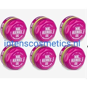 MR. REBEL 05 HAIR STYLING WAX PURPLE 6 STUKS