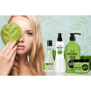 Redist - Keratine Haarverzorging Set 4-delige  - Keratin Shampoo 1000 ML-Keratin Haarverzorgingsmasker 500 ML-Keratin Haarolie 100 ML-keratin 2-fasen Haarconditioner 400 ML