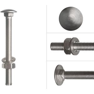 Slotbout RVS M10 x 100 mm Doos 25 stuks