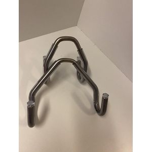 Ophanghaken Ebike met beschermingsrubber RVS (2st)