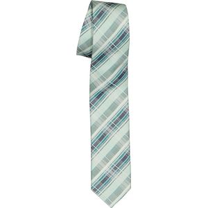 Pelucio stropdas, lichtgroen geruit -  Maat: One size