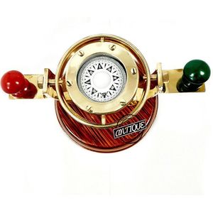 Scheepskompas - Antiek - Vintage - Maritiem - Zeevaart - Nautisch - Schip  - Navigatie - Decoratie - Kompas - Boot - Scheepvaart - Scheeps kompas