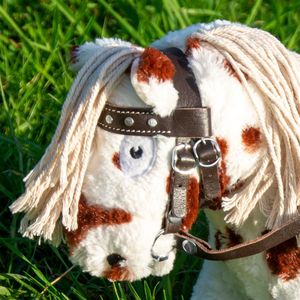 Crafty Ponies Western Hoofdstel leer