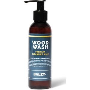 BALZY WoodWash Intieme Verzorging voor Mannen, Premium Zeep voor Billen & Ballen 150 ml, Kamille