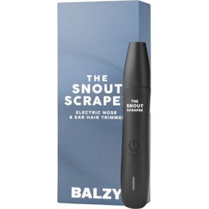 BALZY® SnoutScraper® 2.0 – Neustrimmer voor Mannen – Oor- & Neushaartrimmer – USB-C - Oplaadbaar – Veilig, Krachtig en Compact – Voor Verzorgde Neus, Oren en Wenkbrauwen