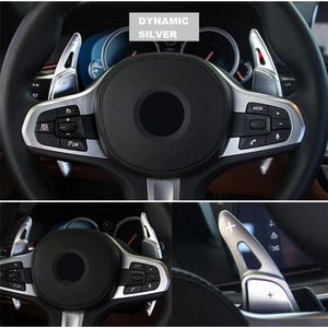 Silver Aluminium Flippers DCT Paddle Shifters Passend Voor Bmw 3 serie G20 G21 318d 320d 320dX 320i 330d 330i 330iX M340iX M Pack Xdrive Performance Touring