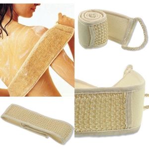 Rugscrubber douche spons - Massage borstel - Badborstel - rugborstel - Sisal - Scrub - Rug scrubber