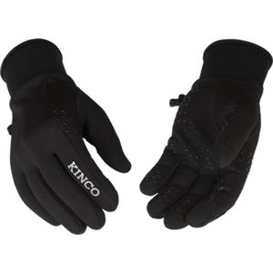 Kinco 2970 Soft Stretch lichtgewicht handschoenen maat S | Touch screen handschoenen| Fleece | Vinger gevoelig | Anti slip | Ademend vermogen | Lichtgewicht | Soft stretch Reflecterende details | Koud weer | Unisex | Dames | Heren