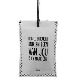 Geurzakje – Hoofd schouder knie en teen, van jou is er maar één