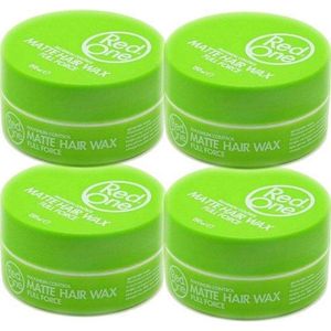 Red one Green Hair Wax| Haarwax| Haargel| Gel| Aqua wax| Groen Aqua haarwax| 4 stuks| 4 pieces