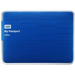 Western Digital 2TB My Passport Ultra USB 3.0 externe harde schijf (2000 GB, 2,5 inch, 3.0 (3.1 Gen 1), blauw