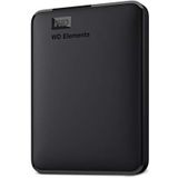 WD - Elements Portable - Externe Harde Schijf - Zwart - 4TB