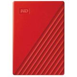 WD - My Passport - Externe Harde Schijf - Rood - 2 TB