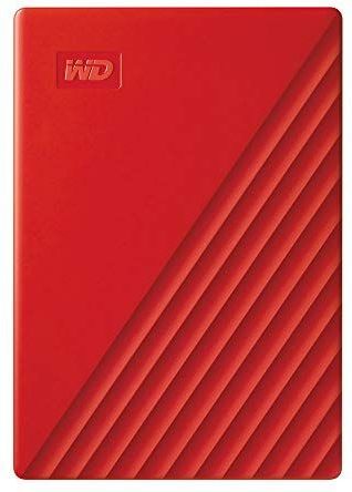 WD - My Passport - Externe Harde Schijf - Rood - 2 TB