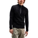 Butcher - Clifden - Gebreide Trui - Donkerblauw - Halfzip