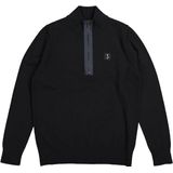 Butcher - Clifden - Gebreide Trui - Donkerblauw - Halfzip