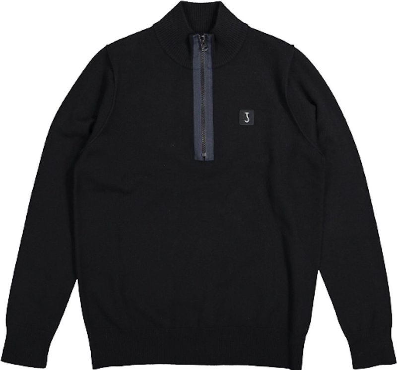 Butcher - Clifden - Gebreide Trui - Donkerblauw - Halfzip