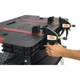 Keter Opvouwbare Werktafel - met 2 lijmklemmen - 91x55,5x75,5cm - Zwart