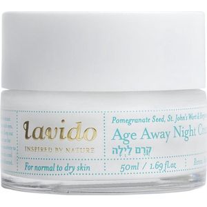 Lavido - Age Away Night Cream - Gezichtscrème - Plantenextracten - 50ml