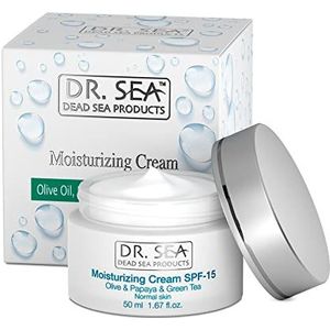 Dr. Sea Moisturizing Cream Olive Oil, Papaya & Green Tea SPF15, 50 ml