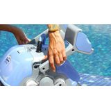 Dolphin M400 - Zwembadrobot - Reinigt bodem en wanden - 3 schoonmaakborstels - Bediening via smartphone (IoT) - Knoopvrije kabel - Incl. transportkar
