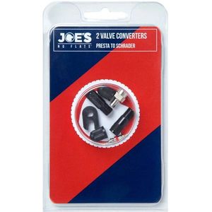 Joe's No-flats Ventieladapter Presta naar Schrader 2 e - Zwart