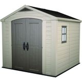 Keter Tuinschuur Factor 66 Beige - Ruime en Stijlvolle Opbergoplossing