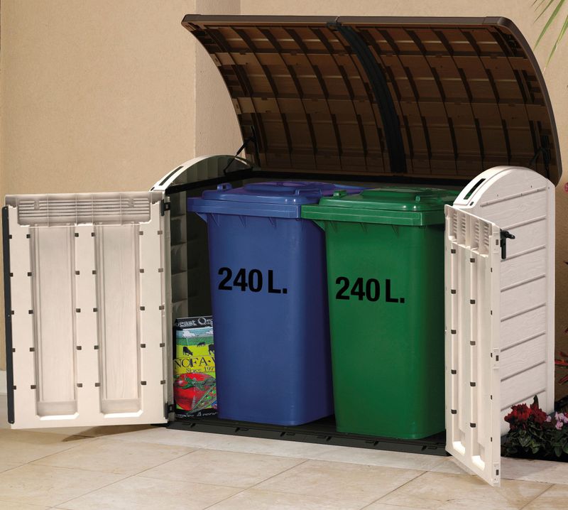 Tepro - Keter Garten-Box, Universalbox, Mülltonnenbox, Fahrradbox Store It Out ultra