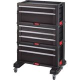 Keter Module Ladekast 7 lades - 59,85x37,76x59,85cm – Zwart