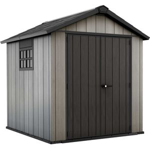 Keter Oakland 757 Tuinhuis - 229x224x242cm – Grijs