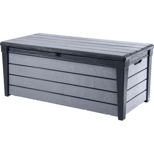 Keter Brushwood Opbergbox - 455L - 145x69,7x60,3cm - Grafiet