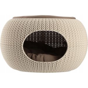 Curver Katten- hondenmand (kleine honden) - Ø55cm - Creme